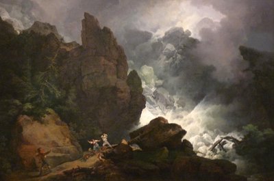 Una avalancha en los Alpes de Philip James de Loutherbourg