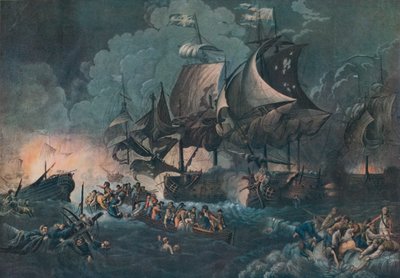 El glorioso primero de junio, c. 1795 de Philip James de Loutherbourg