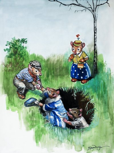 Ratón de ciudad y ratón de campo de Philip Mendoza
