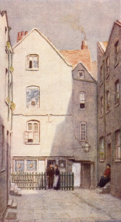Parte trasera de Green Dragon Tavern, St Andrews Hill, 1890 de Philip Norman