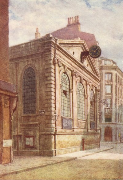 Iglesia de San Miguel, Wood Street, 1896 de Philip Norman