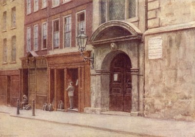 Puerta de la Iglesia de San Jorge, Botolph Lane, 1904 de Philip Norman