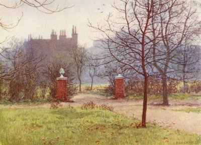 Jardín desde Scarsdale House, Kensington, 1892 de Philip Norman