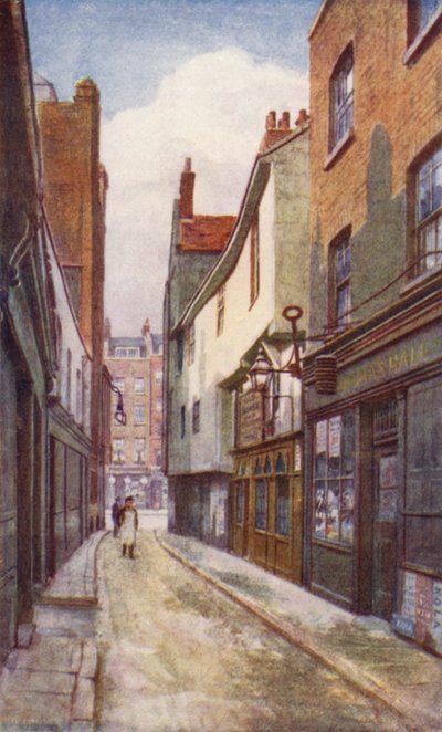 Leather Lane, mirando al sur hacia Holborn, 1897 de Philip Norman