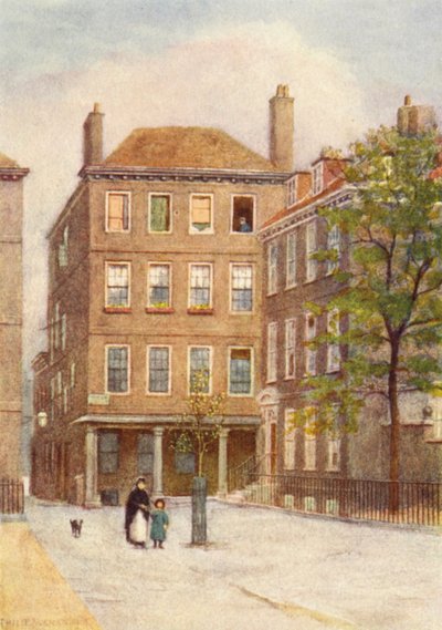 Número 15 de Grays Inn Square desde Field Court, 1904 de Philip Norman