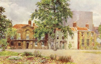 Casas antiguas en el sitio del Museo Victoria y Alberto, 1899 de Philip Norman