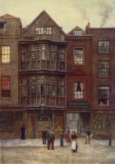 Casa de Sir Paul Pindar, Bishopsgate Street, 1877 de Philip Norman