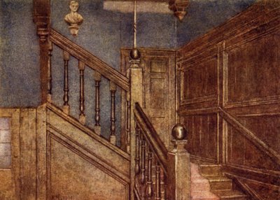 Escalera de Sandford Manor House, 1898 de Philip Norman