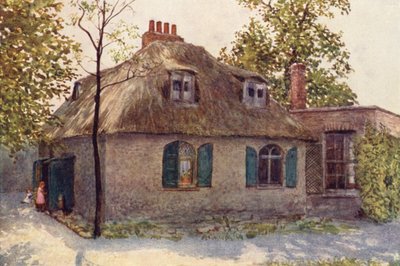 Cabaña con techo de paja cerca de Paddington Green, 1895 de Philip Norman