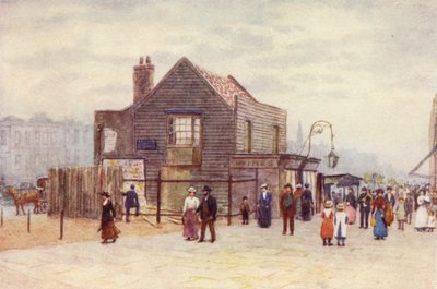 Vine Tavern, Mile End, mirando al oeste, 1903 de Philip Norman