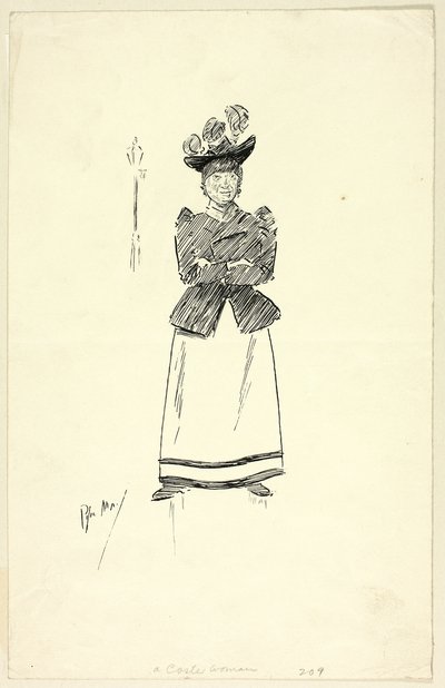 Una mujer costera de Philip William May