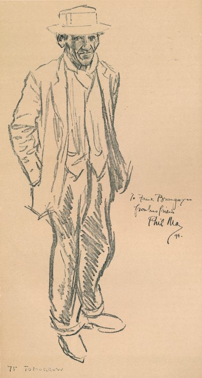 Un Autorretrato de Phil May, 1896, 1903 de Philip William May
