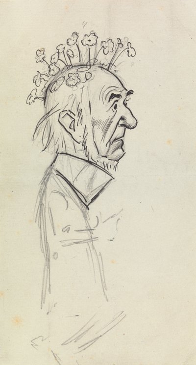 Retrato caricaturesco de Gladstone de Philip William May