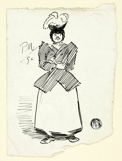 Carácter femenino de Londres de Philip William May