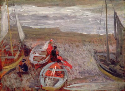 Barcos en la playa, Southwold de Philip Wilson Steer