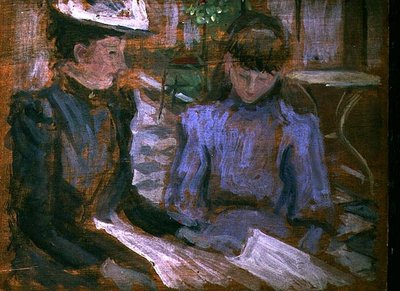 Madre e hija, Boulogne, c.1894 de Philip Wilson Steer