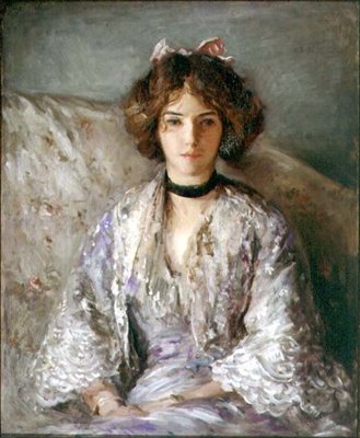 Retrato de la Srta. Ethel Warwick de Philip Wilson Steer