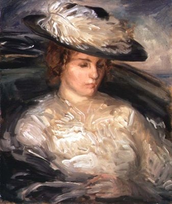Retrato de Miss Scobell en una silla de baño (La convaleciente) de Philip Wilson Steer