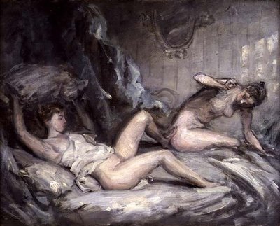 La pelea de almohadas de Philip Wilson Steer