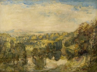 El Río Teme, Atardecer, cerca de Ludlow - Las Colinas Clee en la Distancia de Philip Wilson Steer