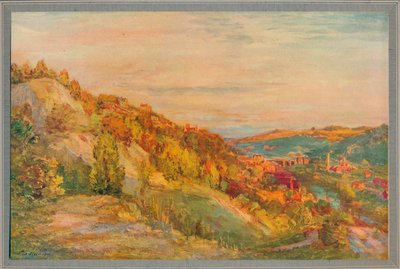 El puente rojo, Ironbridge de Philip Wilson Steer