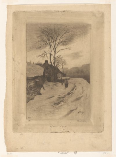 Granjas a lo largo de una carretera con árboles desnudos
Hiver (título original) de Philip Zilcken (signed by artist)