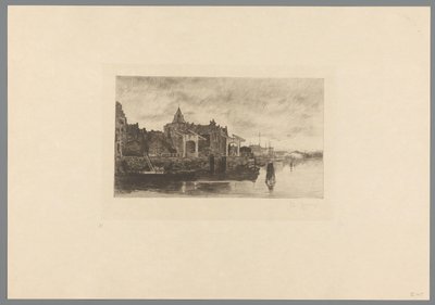 Vista de Ámsterdam con la cima de la Schreierstoren
Le Schreierstoren (título original)
Jacob Maris. Doce paisajes (título de la serie) de Philip Zilcken (signed by artist)