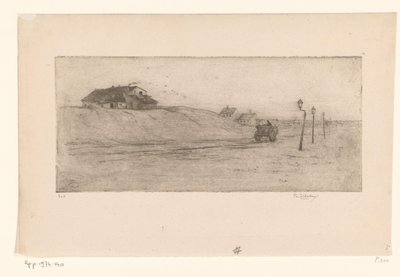 Paisaje con casas, faroles y carruajes
Banlieue de Bruxelles (título original) de Philip Zilcken (signed by artist)