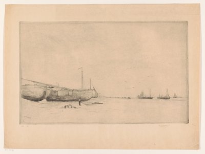 Playa de Scheveningen de Philip Zilcken (signed by artist)