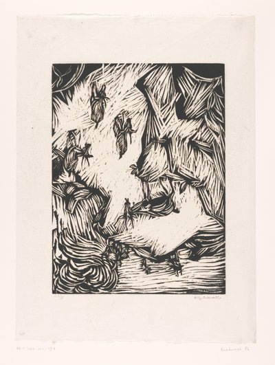 Grupo de cabras montesas en paisaje rocoso de Philipp Bauknecht
