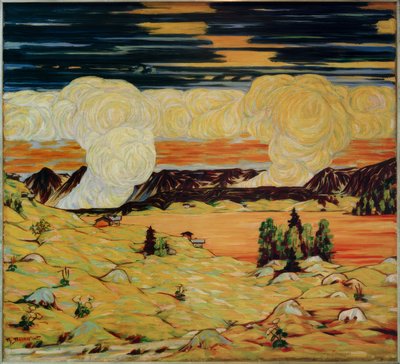 Paisaje del lago Davos de Philipp Bauknecht