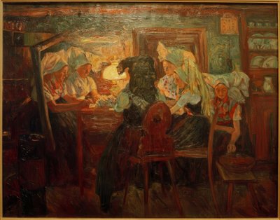 A la luz de la lámpara de Philipp Franck