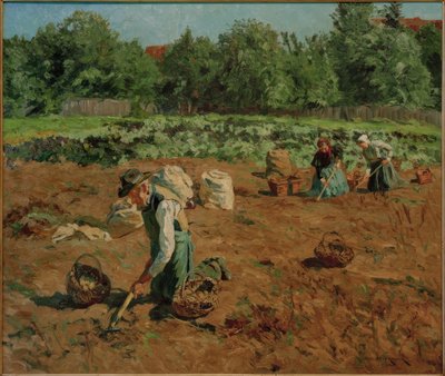 Cosecha de patatas de Philipp Franck