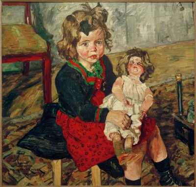 Niño con muñeca de Philipp Franck