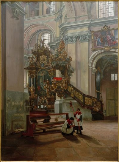 Interior de iglesia de Philipp Franck