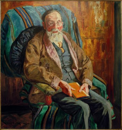 Retrato del historiador Albert Ruppersberg de Philipp Franck