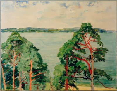Paisaje del Wannsee de Philipp Franck
