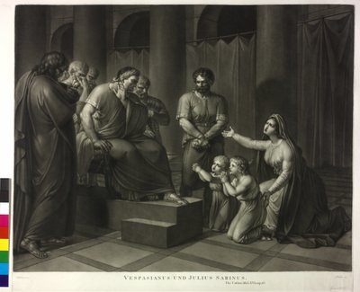Vespasiano y Julio Sabino de Philipp Friedrich Hetsch