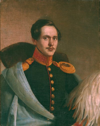 Retrato del poeta Mikhail Lermontov 1814-1841, 1834 de Philipp Osipovich Budkin