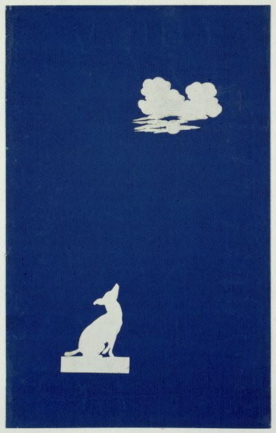 Un perro aullando a la luna de Philipp Otto Runge