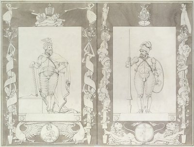 Carlomagno (742-814) y Heymon, 1804-5 de Philipp Otto Runge
