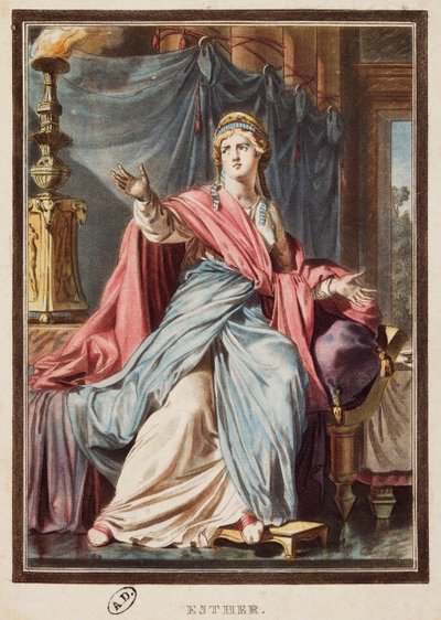 Esther, vestuario para Esther de Jean Racine, de Philippe (after) Chery