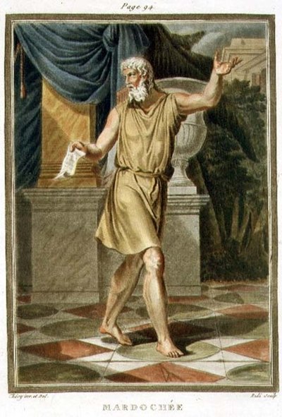 Mardoqueo, vestuario para 
