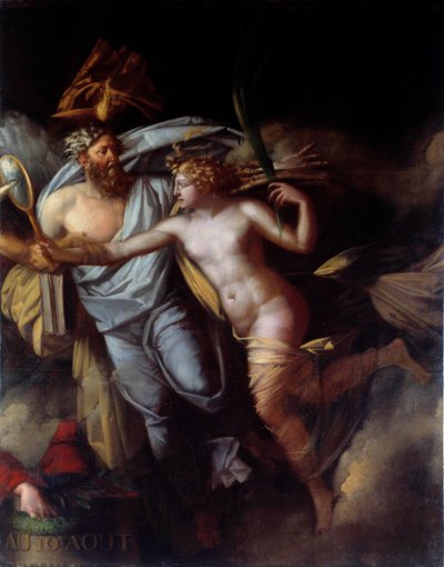 Revolución Francesa: “El triunfo del pueblo francés el 10 de agosto” Alegoría del día 10 de agosto de Philippe Auguste Hennequin