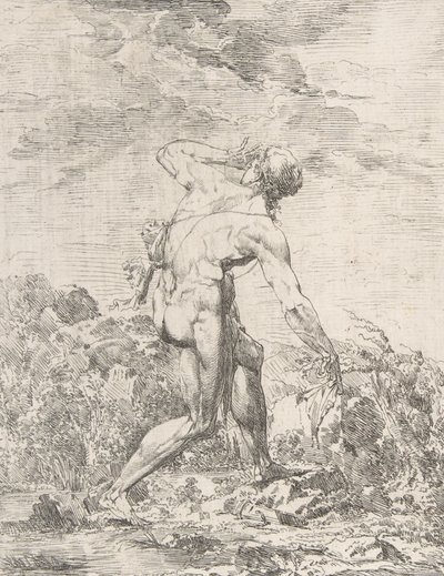 Milón de Crotona de Philippe Auguste Hennequin