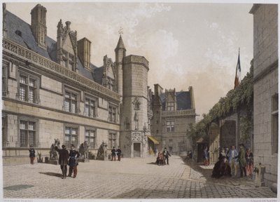 Hotel y Museo Cluny, París, ilustración de 