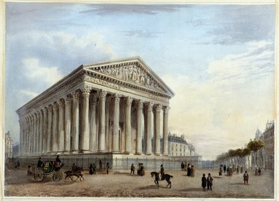 Eglise de la Madeleine - en "Promenade dans Paris et ses environs" por Jacottet y Benoist, París de Philippe Benoist