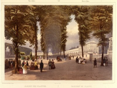 Le Jardin des Plantes - en "Promenade dans Paris et ses environs" de Philippe Benoist