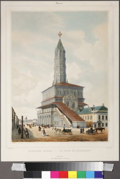 Soukoreff - La Torre Sukharev en Moscú por Benoist, Philippe (1813-1905) de Philippe Benoist