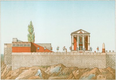 Templo de Cora, restaurado por Labrouste de Philippe Benoist